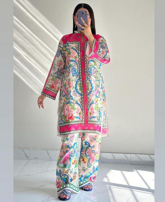 Luxury Silk 3PC | Festive Unstitched – D#02