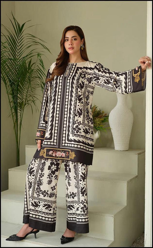 Luxury Silk 3PC | Festive Unstitched – D#04