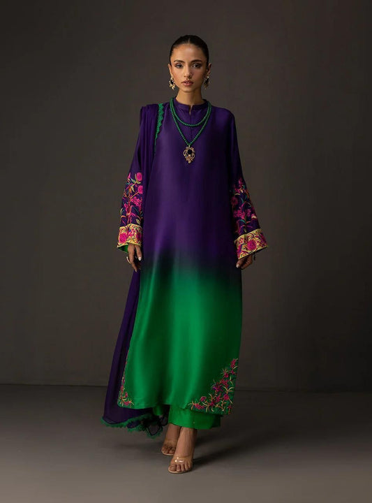 Luxury Silk 3PC | Festive Unstitched – D#11