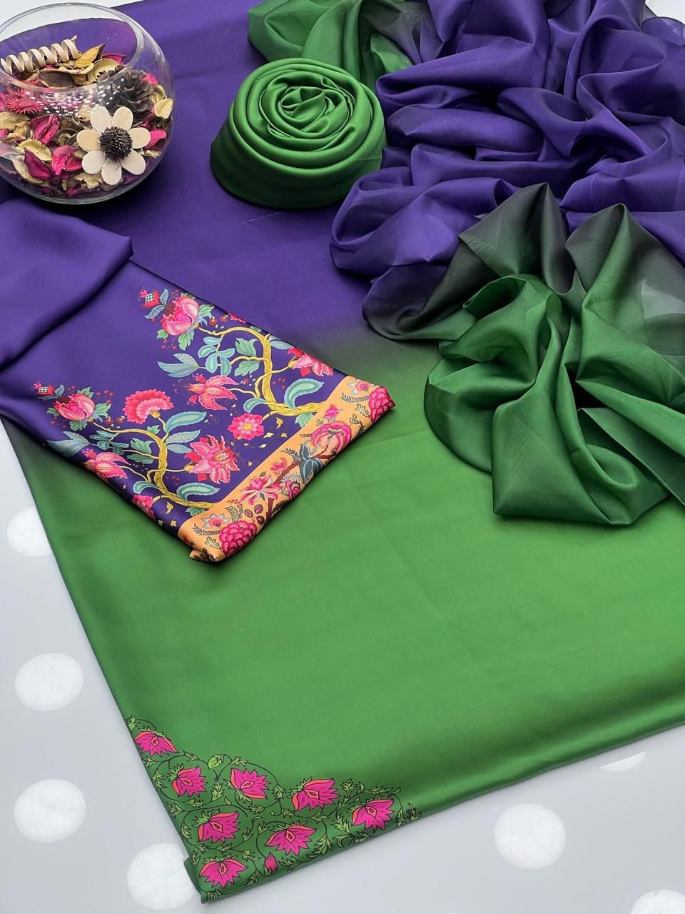 Luxury Silk 3PC | Festive Unstitched β D#11