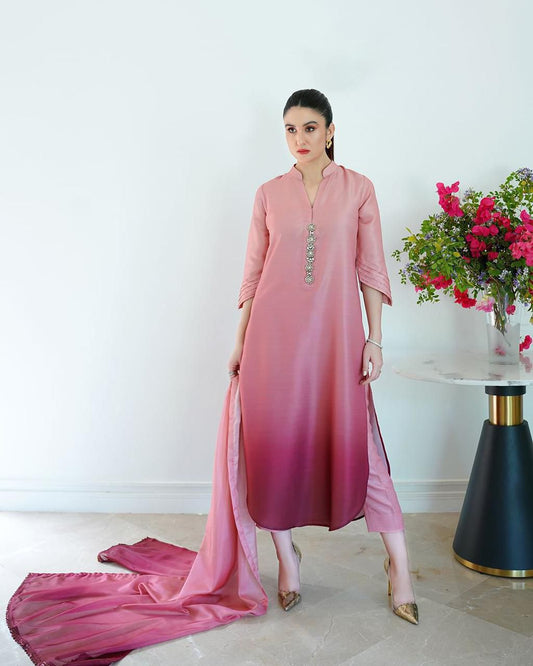 Luxury Silk 3PC | Festive Unstitched – D#15