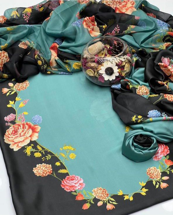 Luxury Silk 3PC | Festive Unstitched β D#17