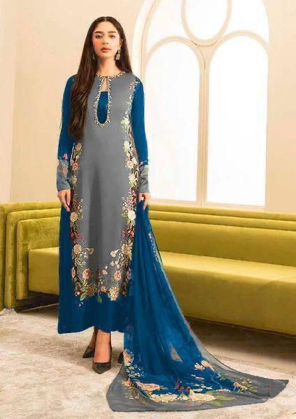 Luxury Silk 3PC | Festive Unstitched – D#18
