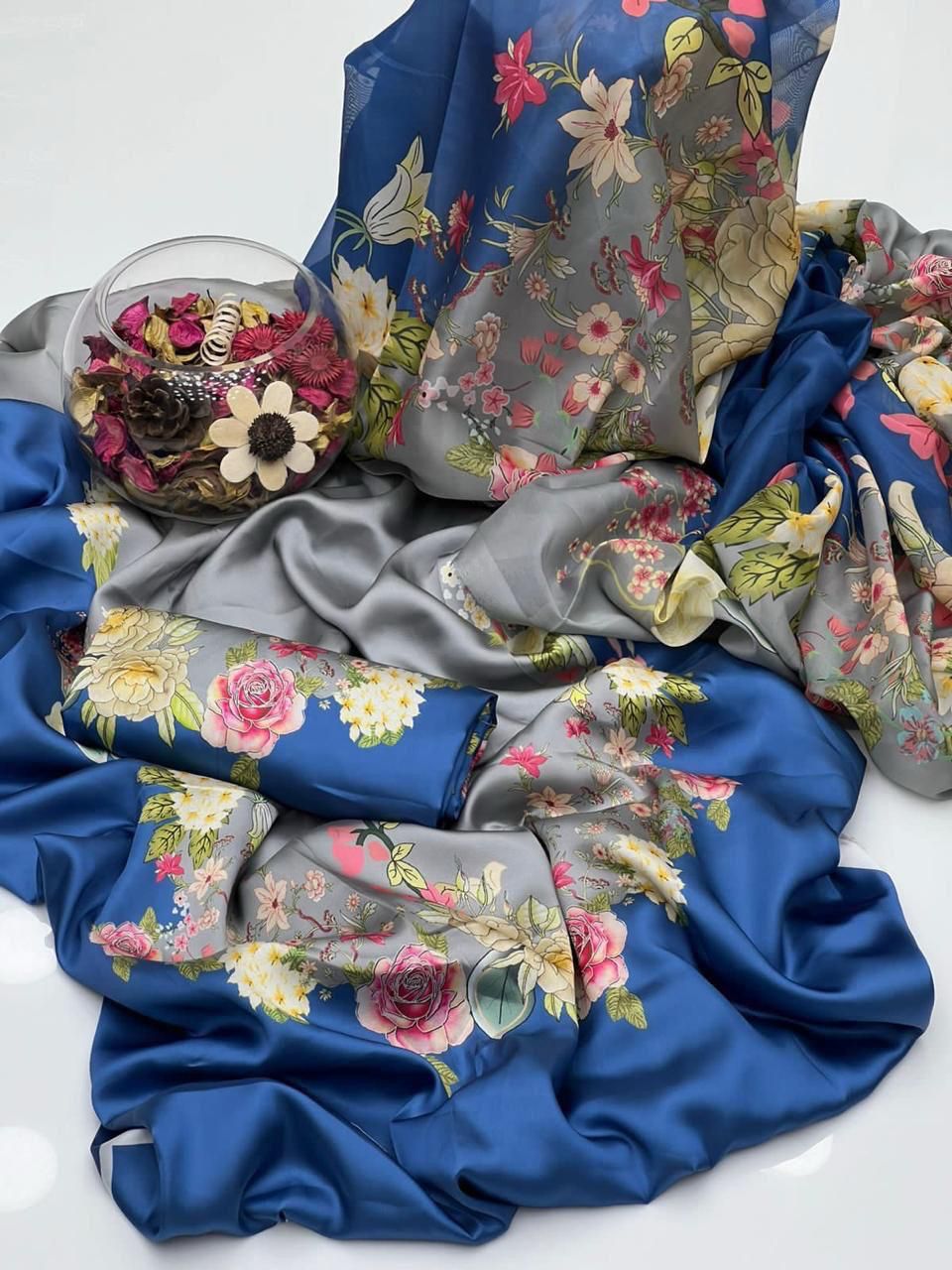 Luxury Silk 3PC | Festive Unstitched β D#18