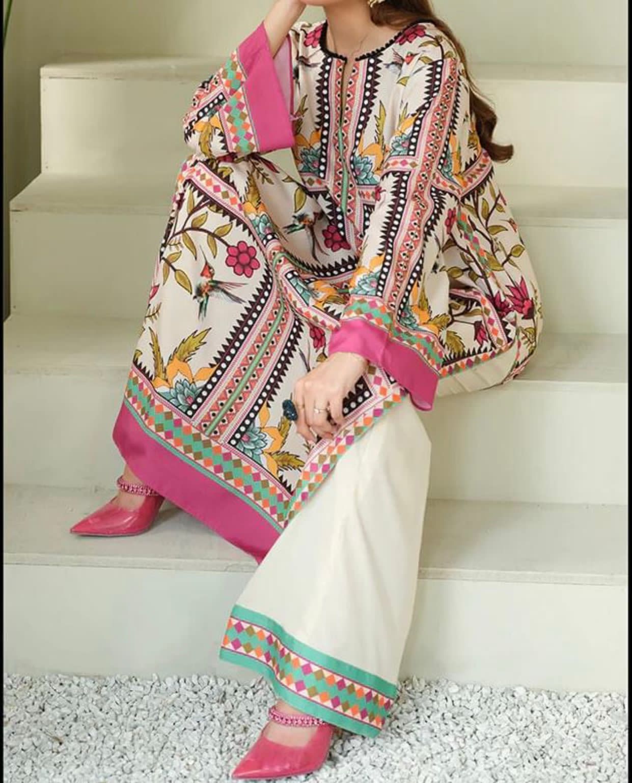 Luxury Silk 3PC | Festive Unstitched β D#20