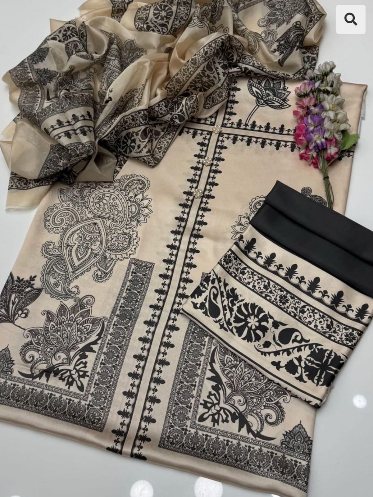 Luxury Silk 3PC | Festive Unstitched β D#23