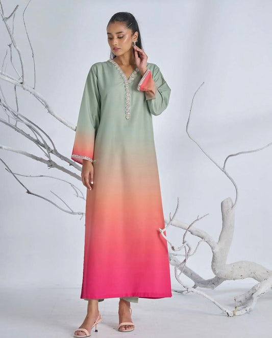 Luxury Silk 3PC | Festive Unstitched – D#25