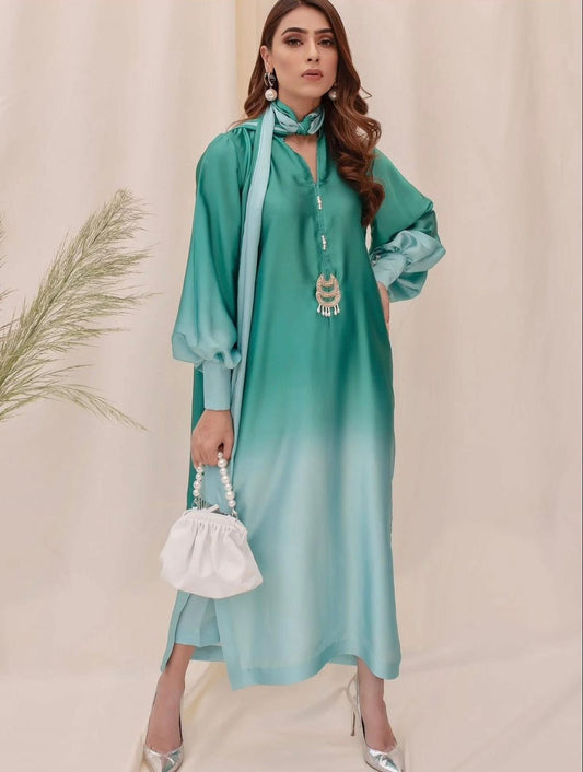 Luxury Silk 3PC | Festive Unstitched – D#28