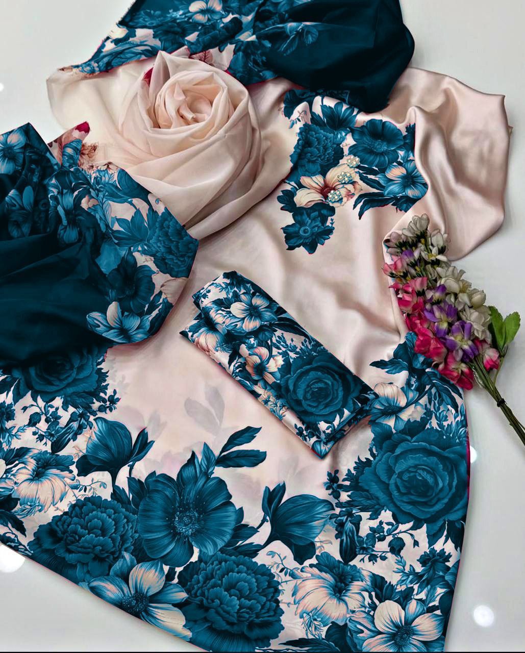 Luxury Silk 3PC | Festive Unstitched β D#31