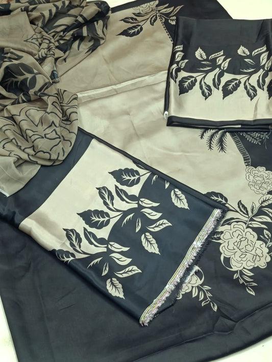 Luxury Silk 3PC | Festive Unstitched – D#34