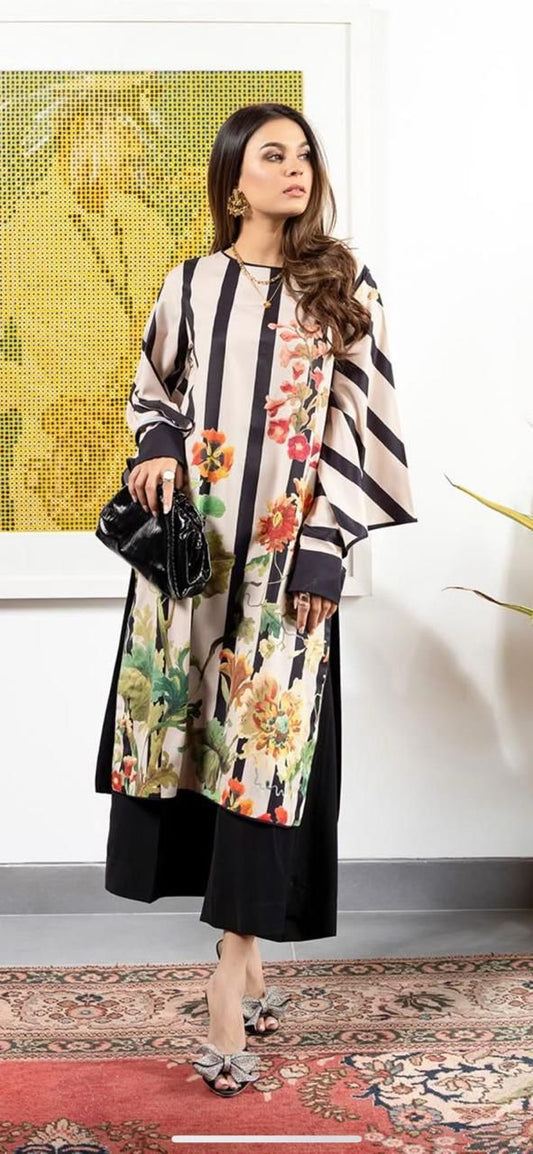 Luxury Silk 3PC | Festive Unstitched – D#35