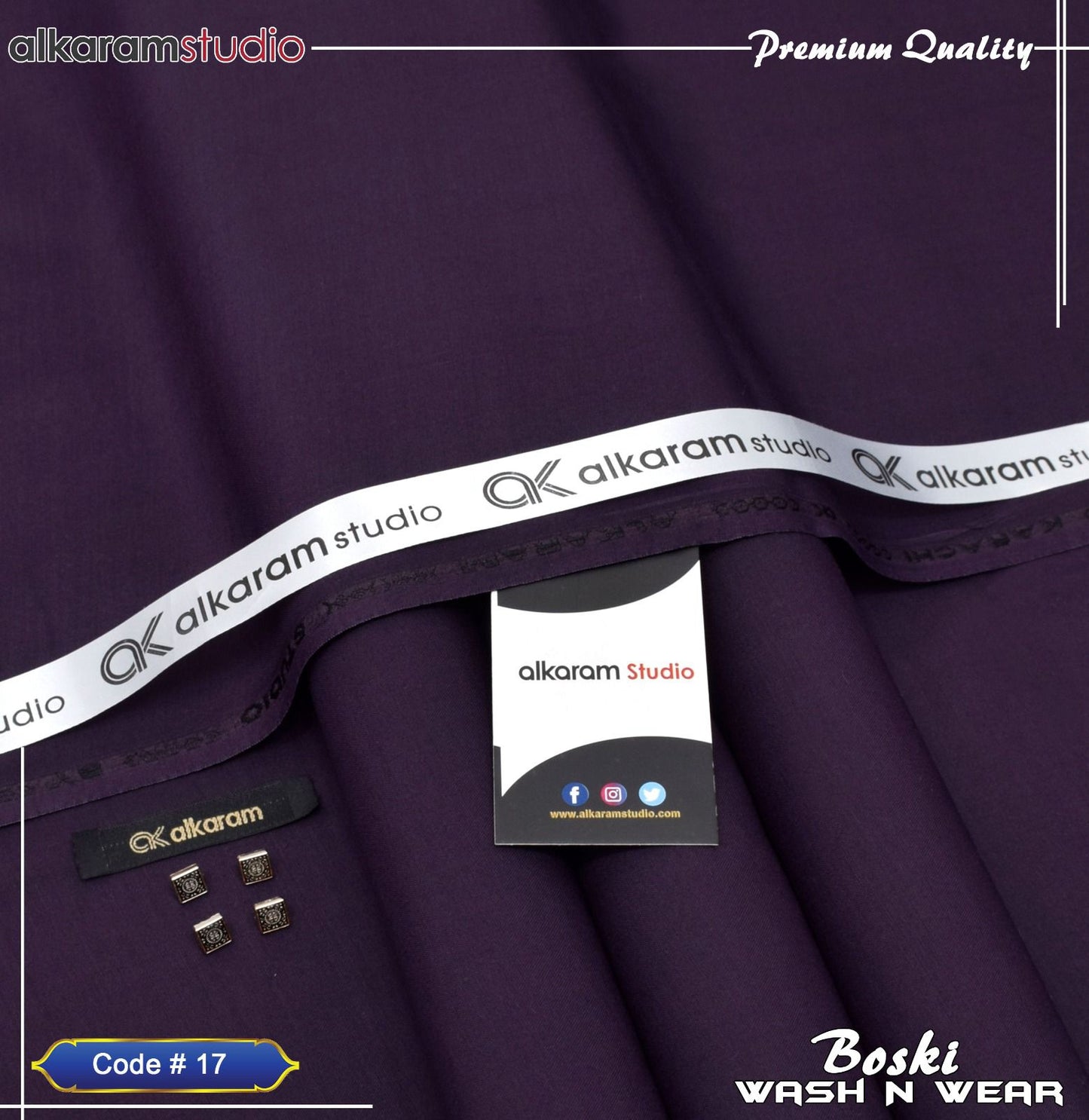 π Premium Wash n Wear Boski Fabric β Menβs Unstitched