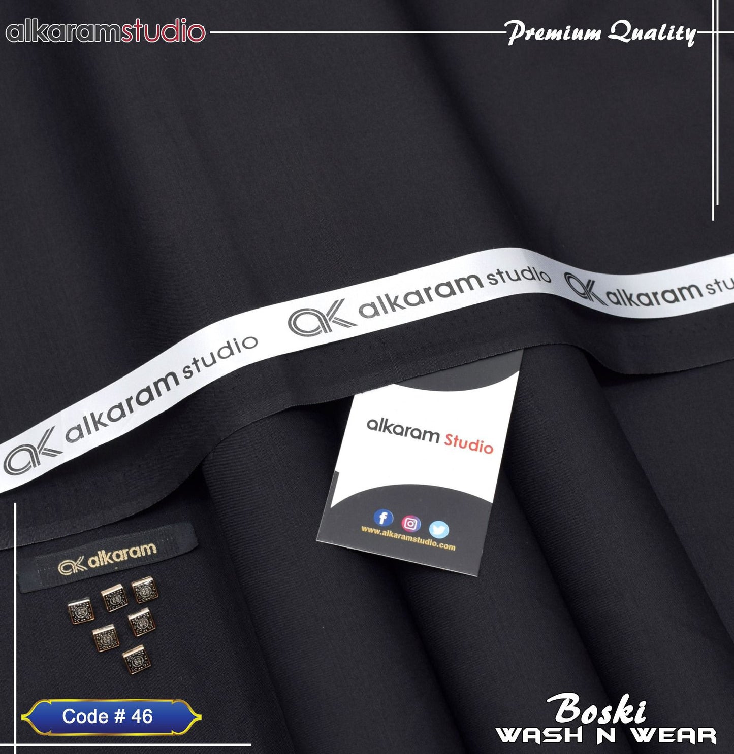 π Premium Wash n Wear Boski Fabric β Menβs Unstitched