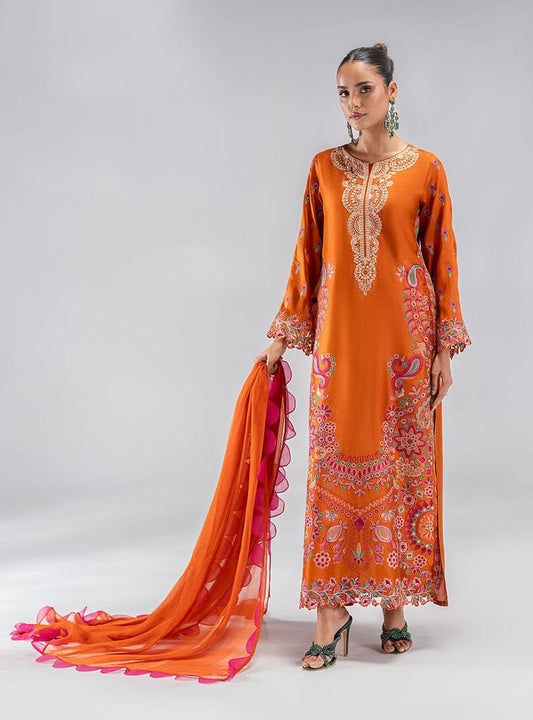Luxury Silk 3PC | Festive Unstitched โ D#38