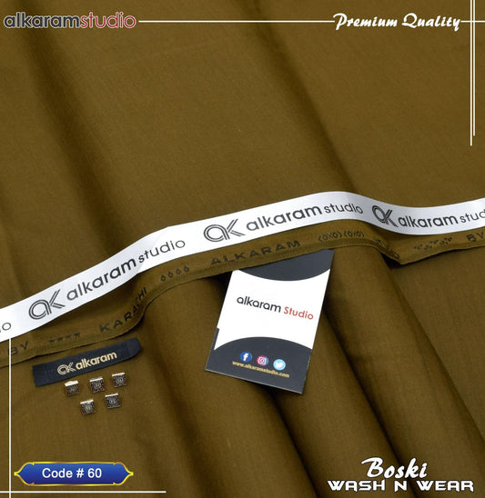 ๐ Premium Wash n Wear Boski Fabric โ Menโs Unstitched