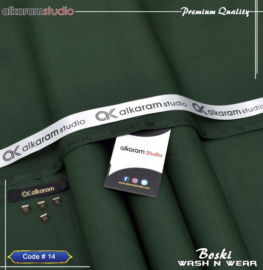 ๐ Premium Wash n Wear Boski Fabric โ Menโs Unstitched