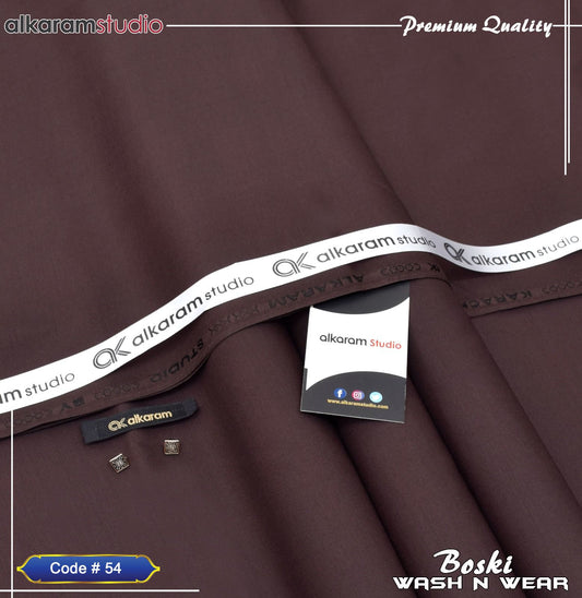 ๐ Premium Wash n Wear Boski Fabric โ Menโs Unstitched