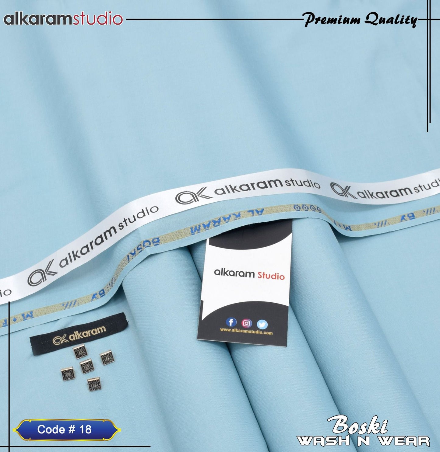 π Premium Wash n Wear Boski Fabric β Menβs Unstitched