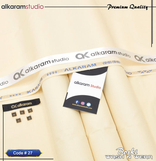 ๐ Premium Wash n Wear Boski Fabric โ Menโs Unstitched