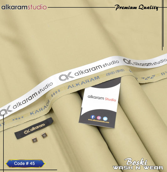 ๐ Premium Wash n Wear Boski Fabric โ Menโs Unstitched