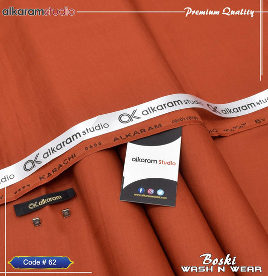 ๐ Premium Wash n Wear Boski Fabric โ Menโs Unstitched