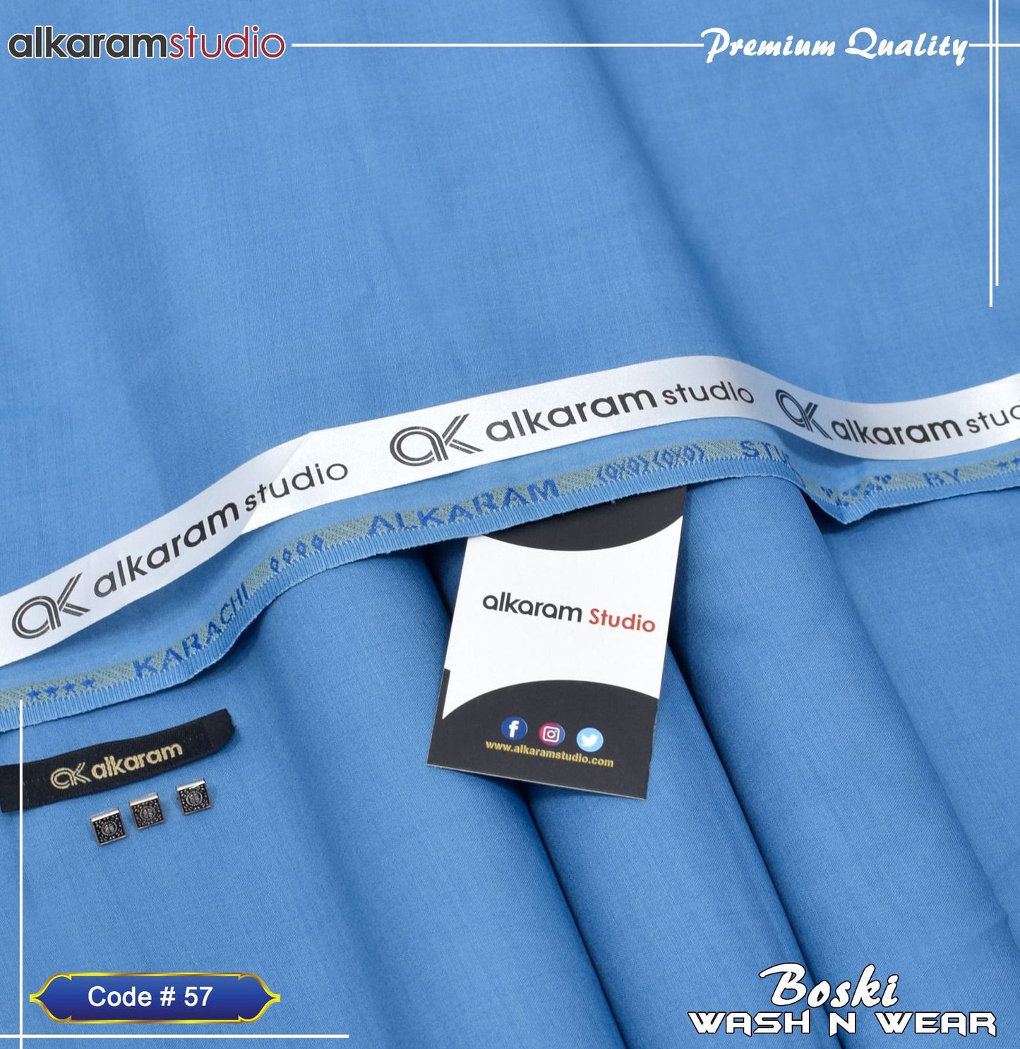 π Premium Wash n Wear Boski Fabric β Menβs Unstitched