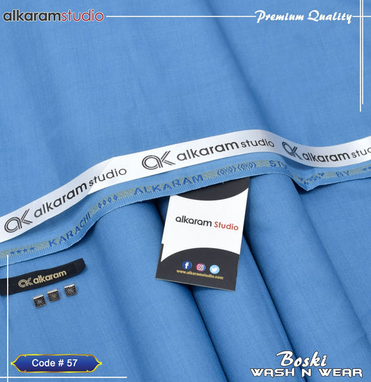 ๐ Premium Wash n Wear Boski Fabric โ Menโs Unstitched
